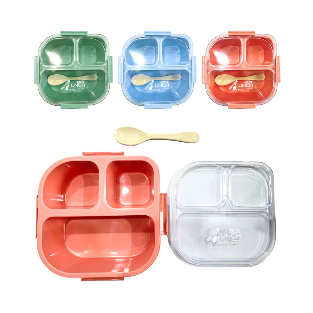 LONCHERA 20*20*7.5CM 1200ML BMR-6356