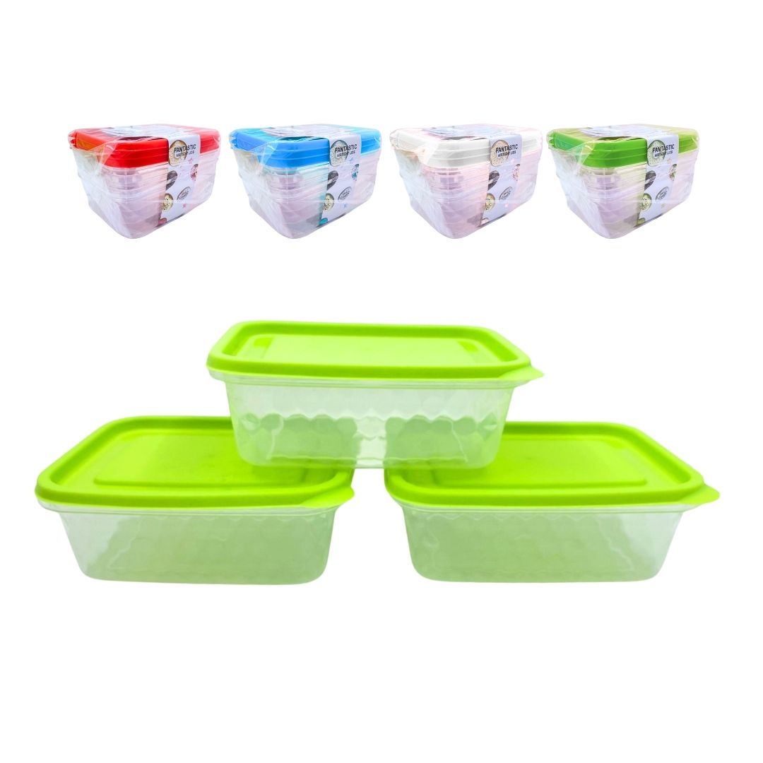 RECIPIENTE *3PCS 11*9CM BMR-6394