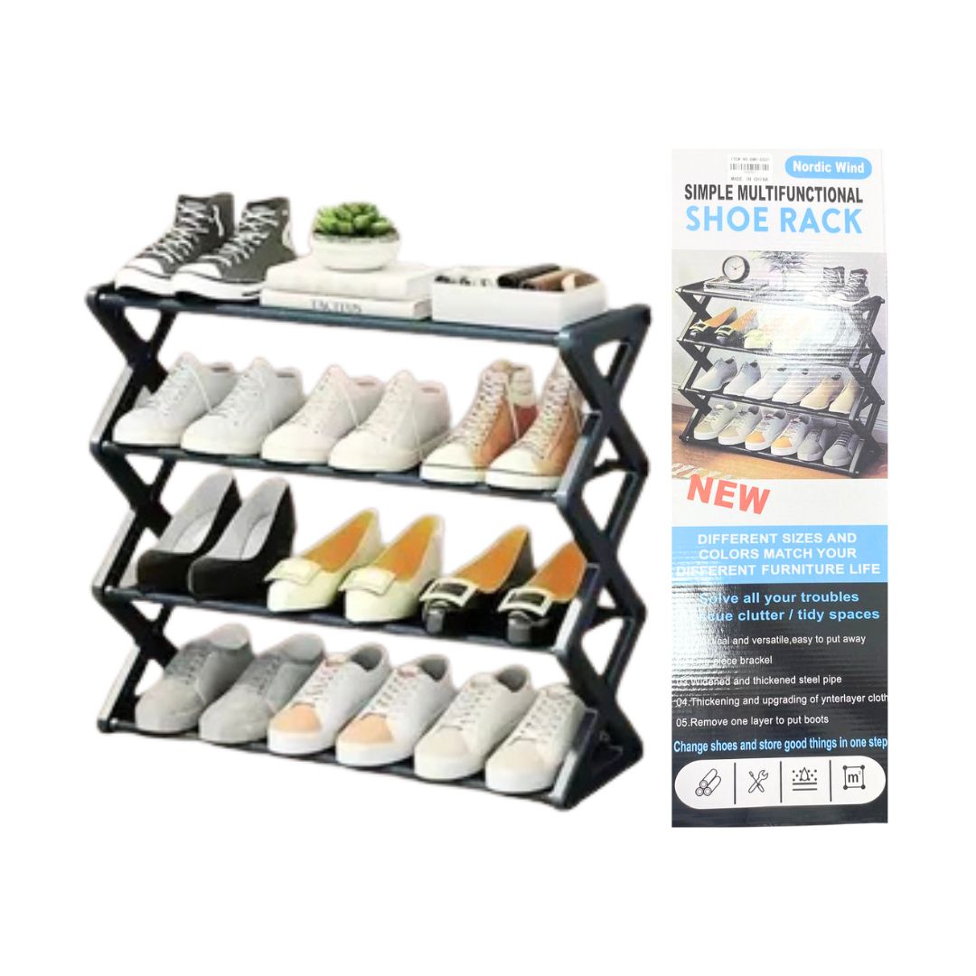 ORGANIZADOR DE ZAPATOS 4 PISOS 57*20*50CM BMR-6501