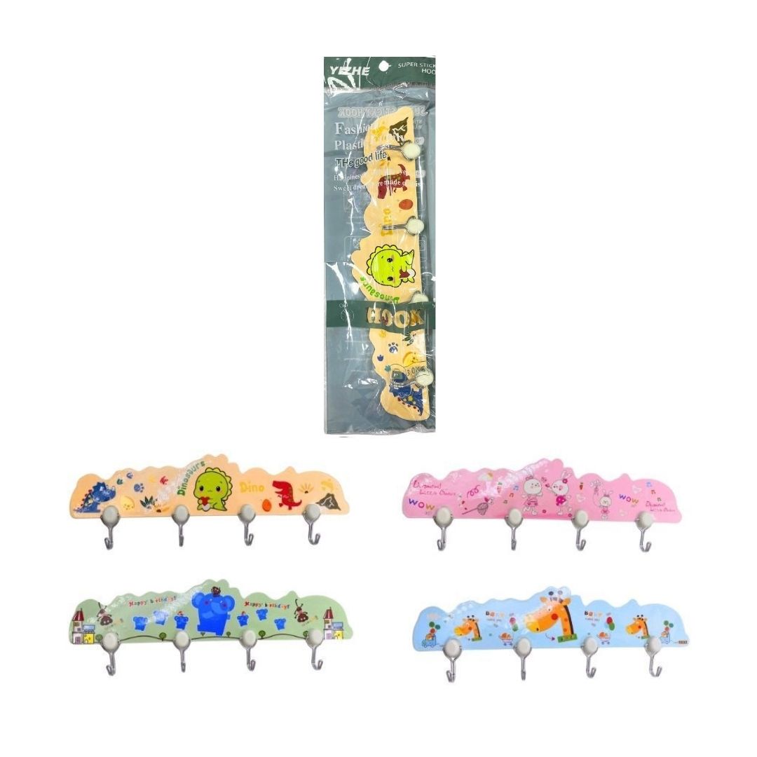 PERCHERO 4 GANCHOS 8025