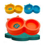 RECIPIENTE PLASTICO DOBLE PARA MASCOTAS RINPETS BMR-1925