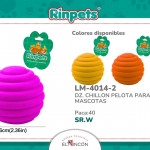 DZ. CHILLON PELOTA PARA MASCOTAS BMR-4014-2