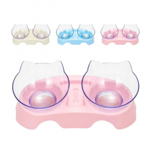 RECIPIENTE DOBLE PARA MASCOTAS 30*10*6 BMR-4519