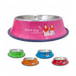 RECIPIENTE METALICO PARA MASCOTA ESTAMPADO 18CM BMR-5196