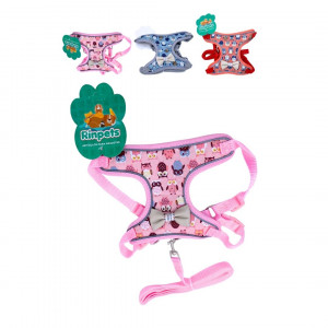 LASO PARA MASCOTA CON PECHERA RINPETS S,M,L,XL BMR-5224