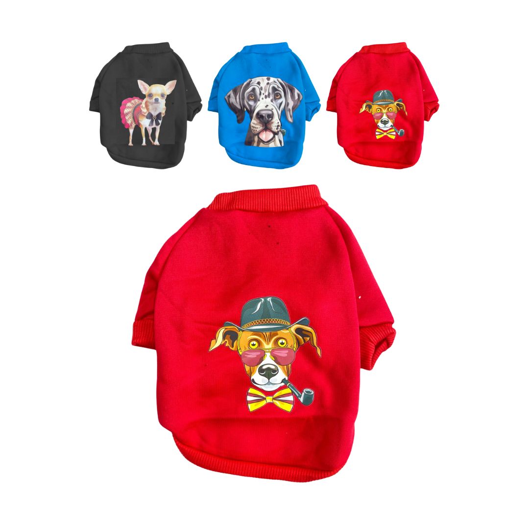 BUZO PARA MASCOTA ESTAMPADO RINPETS S,M,L,XL BMR-5297