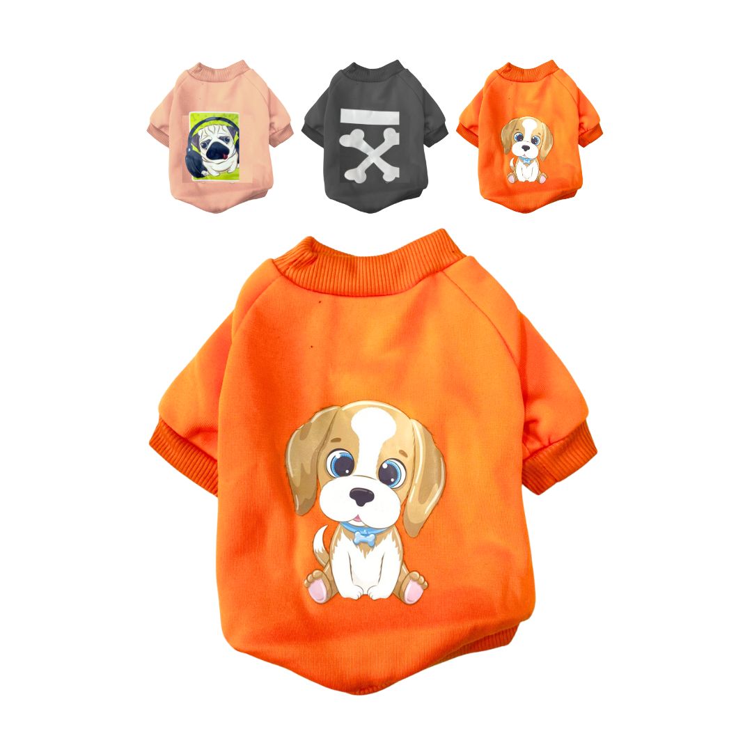 BUZO PARA MASCOTA ESTAMPADO RINPETS S,M,L,XL BMR-5300