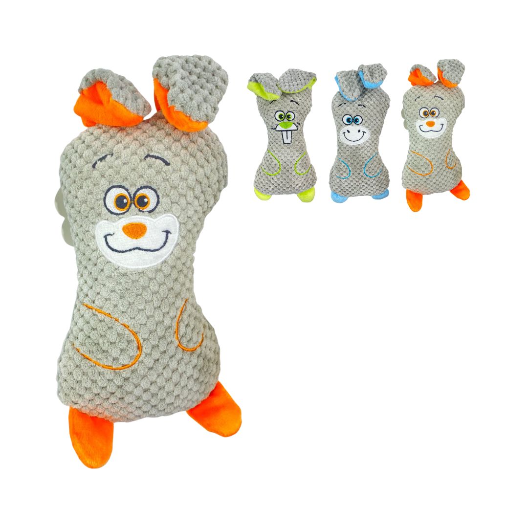 JUGUETE PELUCHE CONEJO PARA MASCOTA RINPETS BMR-5336