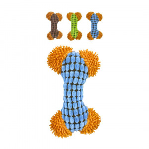 JUGUETE PELUCHE HUESO PARA MASCOTA RINPETS BMR-5340