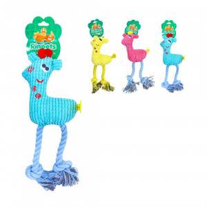 JUGUETE PELUCHE JIRAFA PARA MASCOTA RINPETS BMR-5432