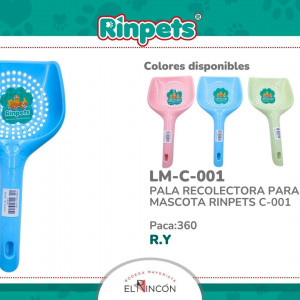 PALA RECOLECTORA PARA MASCOTA RINPETS C-001