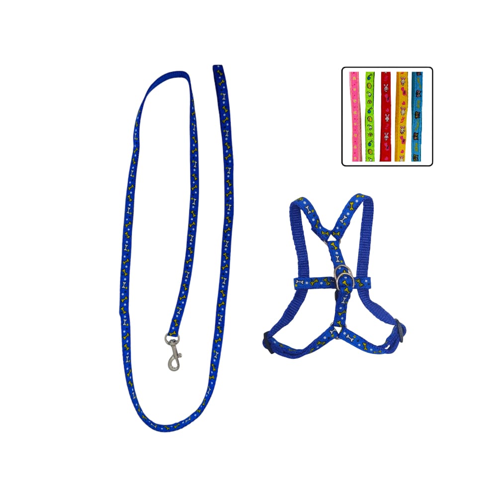 LASO COLLAR MASCOTA ESTAMPADO FIGURAS BMR-3364 (PQTX12)