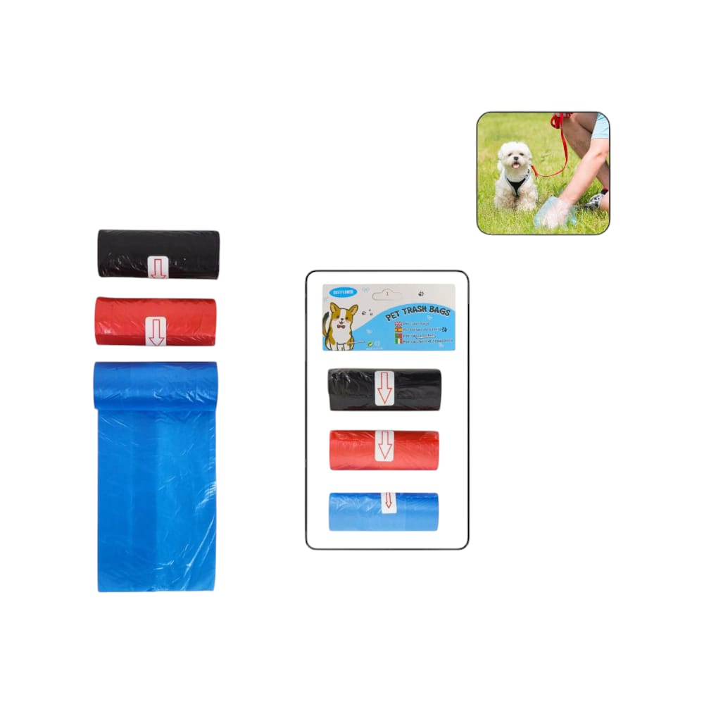 BOLSAS PLASTICA X3 MASCOTA DK-14700-40 (X12)