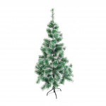 ARBOL NAVIDEÑO ERIZO VERDE PUNTAS BLANCAS 150CM 120T
