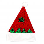 GORRO NAVIDEÑO LENTEJUELAS 40*28CM (PQTX12)