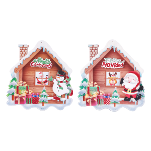 ADORNO CASA MUÑECOS NAVIDEÑO