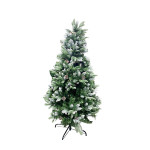 ARBOL NAVIDEÑO PUNTAS BLANCAS CON ADORNOS 150CM 400T