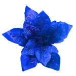 FLOR NAVIDEÑA AZUL 45CM (BJX40)
