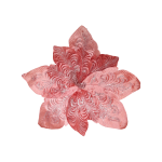 FLOR NAVIDEÑA PALO DE ROSA 45CM (BJX40)