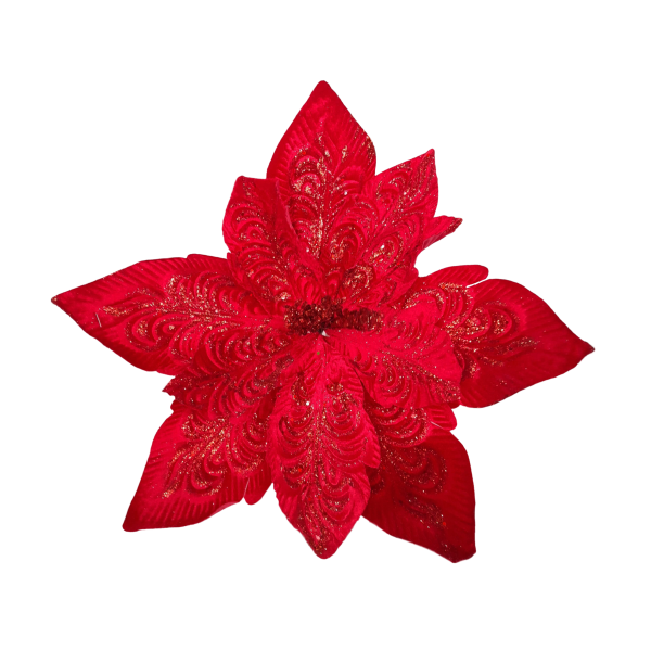 FLOR NAVIDEÑA ROJA 45CM (BJX40)