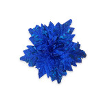 FLOR NAVIDEÑA AZUL 20CM (BJX80)