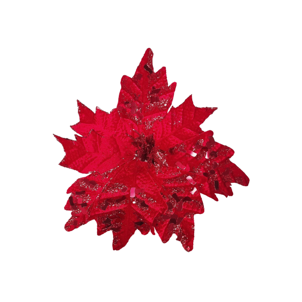 FLOR NAVIDEÑA ROJA 20CM (BJX80)