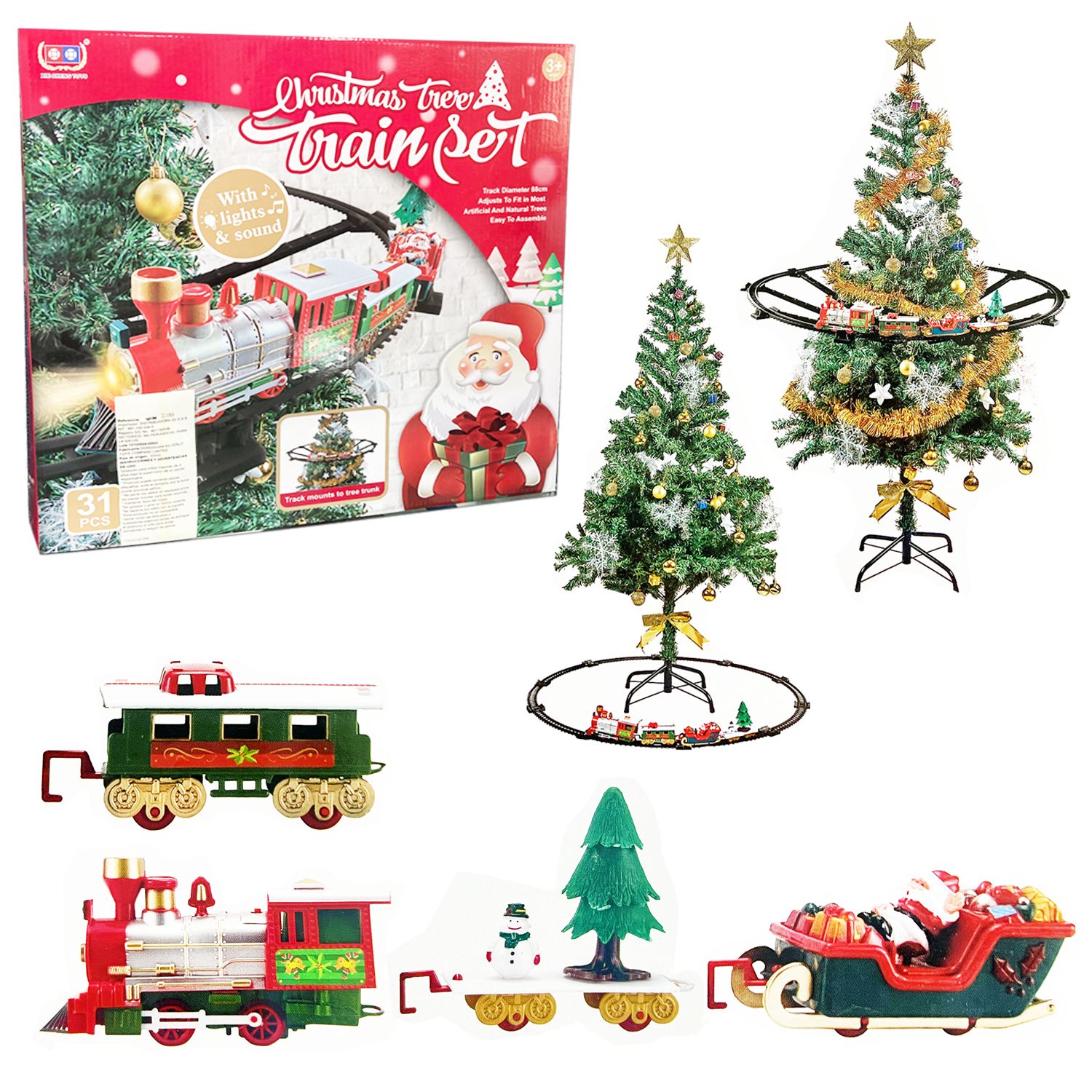 TREN CON PISTA NAVIDEÑO