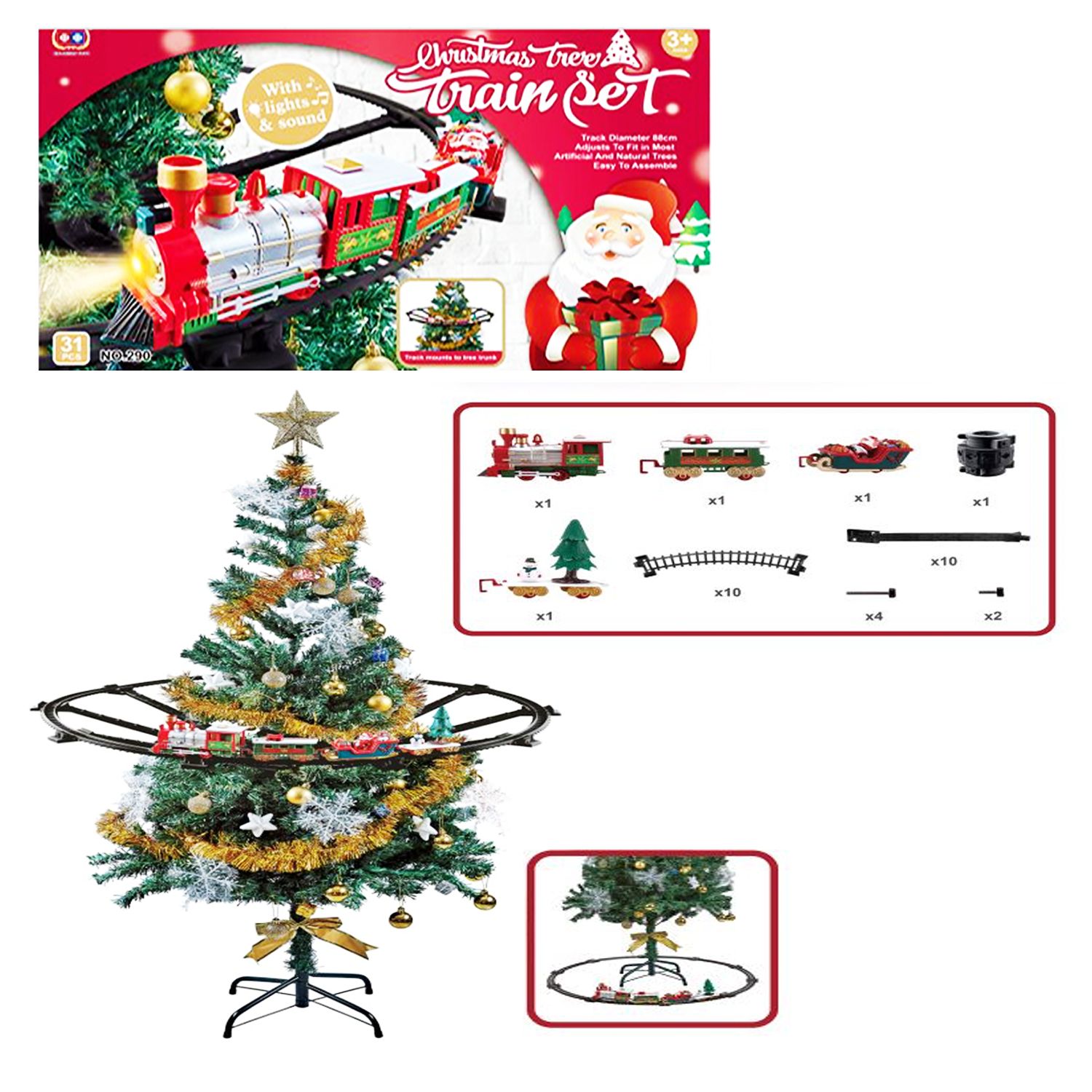 TREN CON PISTA NAVIDEÑO