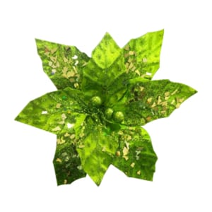 FLOR NAVIDEÑA VERDE LIMON