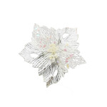 FLOR NAVIDEÑA BLANCA 20CM (BJX150)