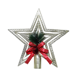 ADORNO ESTRELLA NAVIDEÑA DORADA