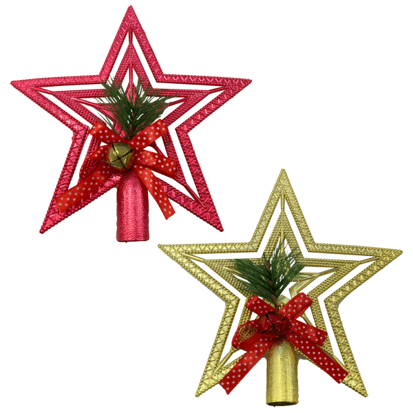 ADORNO ESTRELLA NAVIDEÑA DORADA