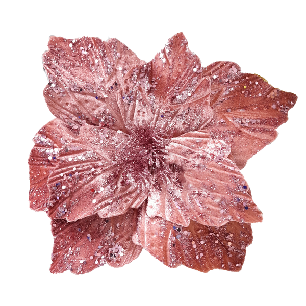 FLOR NAVIDEÑA PALO DE ROSA (BJX80)