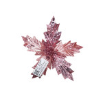 FLOR NAVIDEÑA CHAMPAÑA 15CM (BJX120)