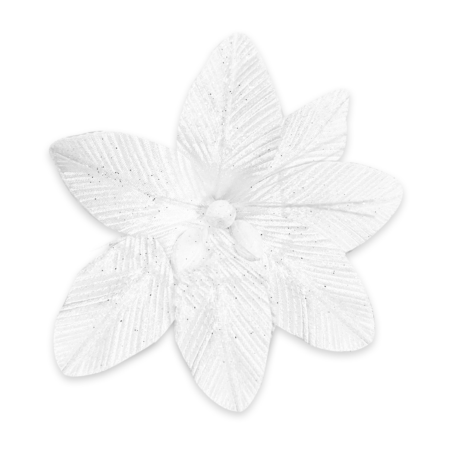 FLOR NAVIDEÑA BLANCA 29CM (BJX120)