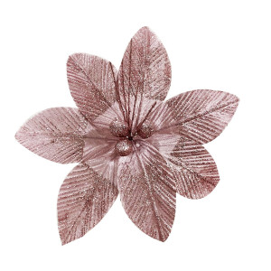 FLOR NAVIDEÑA ROSADA 29CM (BJX120)