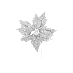 FLOR NAVIDEÑA PLATEADA (PQTX12)