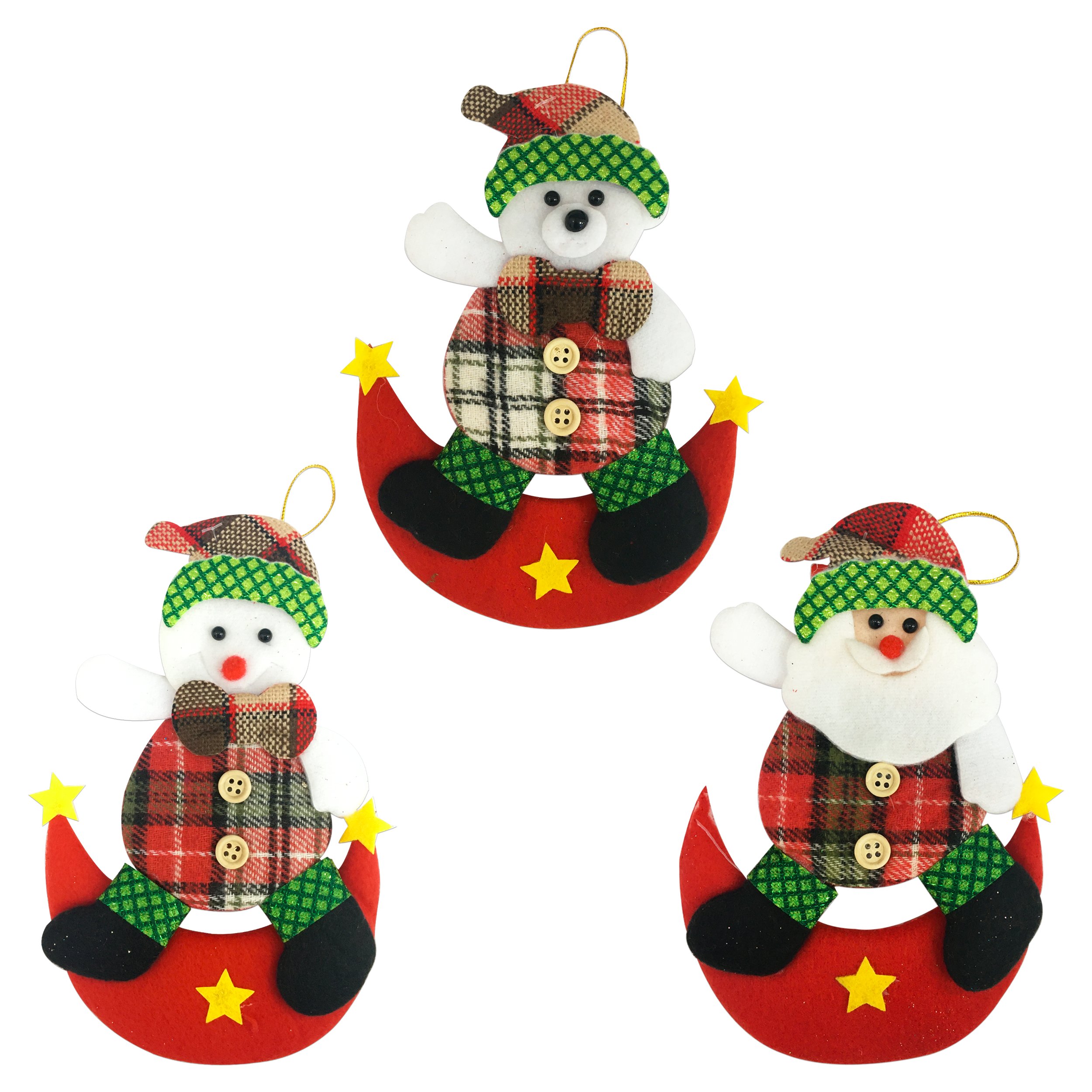 ADORNO MUÑECO NAVIDEÑO (PQTX12)