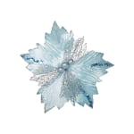 FLOR NAVIDEÑA AZUL MENTA''