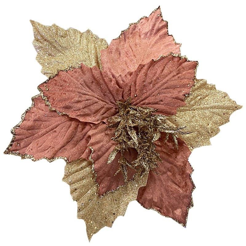 FLOR NAVIDEÑA PALO ROSA(BDJX100)