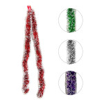 GUIRNALDA NAVIDEÑA COLORES PUNTAS BLANCAS 2M*10CM