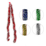 GUIRNALDA NAVIDEÑA COLORES PUNTAS BLANCAS 2M*10CM