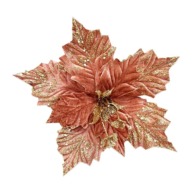 FLOR NAVIDEÑA PALO ROSA  (BDJX90);