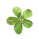 FLOR NAVIDEÑA VERDE MENTA 13CM (BDJX300)*