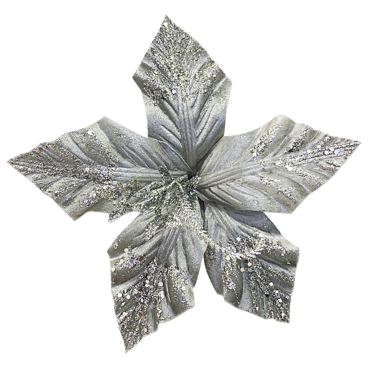 FLOR NAVIDEÑA PLATEADA (CJX6) (BJX120)