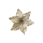 FLOR NAVIDEÑA CHAMPAÑA 14CM