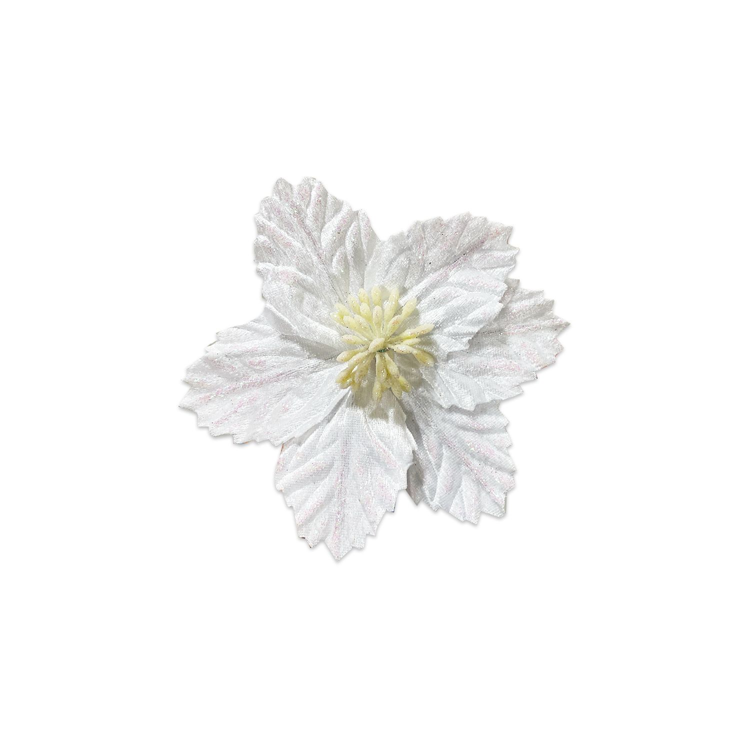 FLOR NAVIDEÑA BLANCA 14CM (BJX120)