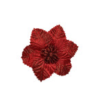 FLOR NAVIDEÑA ROJA 14CM (BJX120)