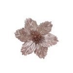 FLOR NAVIDEÑA ROSADA CLARA 14CM (BJX120)