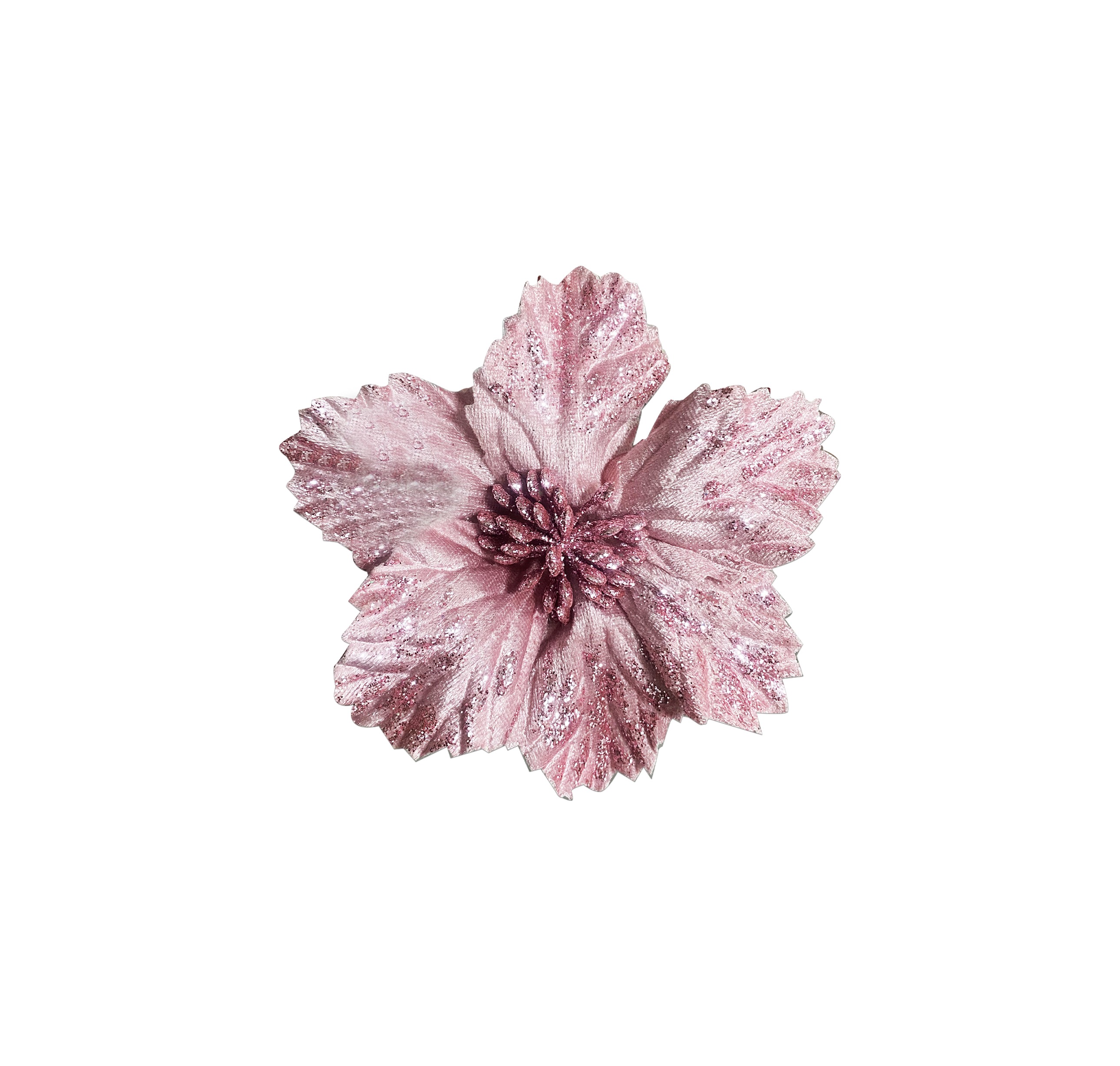 FLOR NAVIDEÑA ROSADA 14CM (BJX120)